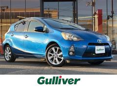 アクア S ETC・横滑り防止装置・シートヒーター・バックカメラ・コーナーセンサー・ハンドルカバー・サイドブレーキカバー・純正アルミホイール・純正フロアマット・ドアモール・ドアバイザー・スペアキーあり 中古車画像