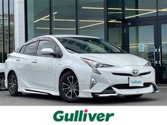 プリウス S 10.5インチ大型ナビ Bluetooth接続 フルセグTV モデリスタエアロ ドライブレコーダー デジタルインナーミラー バックカメラ 純正フロアマット スペアキー オートライト ETC エアロ付 中古車画像