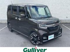 N-BOXカスタム G・Lターボホンダセンシング Bluetooth接続 DVD再生 両側パワスラ ホンダセンシング 衝突軽減システム 追従クルコン プッシュスタート スマートキー スペアキー Bカメラ ハーフレザー ベンチシート LEDオートライト 中古車画像