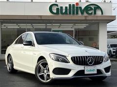 Cクラス C200スポーツエディション(本革仕様) 左ハンドル サンルーフ 純正ナビ フルセグ DVD再生 CD録音 Bluetooth USB 黒革シート パワーシート シートヒーター  パワートランク スマートキー プッシュスタート ETC  中古車画像