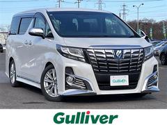 アルファード 3.5SA 寒冷地仕様 ローダウン 純正ディーラーOPナビ 純正フリップダウンモニター 横滑り防止装置 クルーズコントロール クリアランスソナー バックカメラ ビルトインETC ECOMODE nanoe 中古車画像