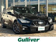 スカイライン 400R 純正ナビ レーダークルーズコントロール シートヒーター テレスコ 全方位カメラ  スマートキー パドルシフト オートライト スペアキー 取扱説明書 保証書 ETC LEDヘッドライト パワーシート 中古車画像