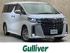 アルファードハイブリッド SR 4WD 純正10型ナビ 衝突軽減システム 追従クルーズコントロール レーンキープアシスト ビルトインETC 純正フリップダウンモニター 純正エンジンスターター 電子パーキングブレーキ シートヒーター 中古車画像