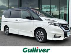 セレナ ハイウェイスター 衝突被害軽減ブレーキ 純正ナビ CD DVD BT フルセグ アラウンドビューモニター 両側パワースライドドア クルーズコントロール LEDオートライト 純正16インチアルミホイール USBポート 中古車画像