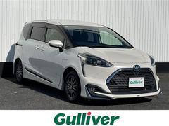 シエンタ ハイブリッドG クエロ 純正9インチナビ/モデリスタエアロ/トヨタセーフティセンス/ドライブレコーダー/衝突被害軽減システム/車線逸脱警報/全周囲カメラ/クルーズコントロール/ハーフレザーシート/両側パワースライドドア 中古車画像