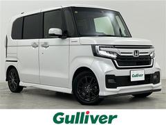 N-BOX L・ターボ ワンオーナー/禁煙車/衝突軽減/両側パワースライドドア/ハーフレザーシート/純正8型ナビ/バックカメラ/前席シートヒーター/LEDヘッドライト/LEDフォグライト/ETC/スペアキー/革巻きステア 中古車画像