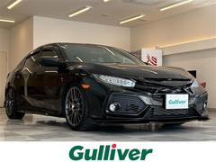 シビック ハッチバック ホンダセンシング 純正ナビ7インチ 社外ターボタイマー 社外フロントスポイラー 社外リヤスポイラー フォグ サイドバイザー カーボンミラーカバー プッシュスタート スタッドレス積み込みあり クルーズコントロール 中古車画像