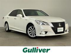 クラウンハイブリッド アスリートS ・純正HDDナビ・BT・CD・HDD・ワンセグTV・バックカメラ・革巻きステアリング・ビルトインETC・社外ドライブレコーダー・前席パワーシート・レザーシート・プリクラッシュセーフティ 中古車画像