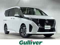 セレナ e-パワー ハイウェイスターV 登録済未使用車 純正12.3インチナビ 全周囲カメラ 後席モニター インテリジェントルームミラー BSM 両側パワースライドドア 統合型インターフェースディスプレイ ワイヤレス充電器 プロパイロット 中古車画像