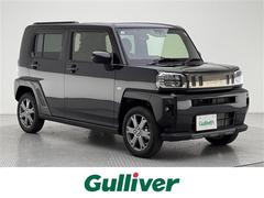 タフト G ダーククロムベンチャー 追従クルーズコントロール 後方コーナーセンサー 衝突軽減 電子サイドブレーキ ガラスルーフ シートヒーター(D/N) LEDヘッドライト AVH 純正フロアマット スマートキー×2 純正15インチAW 中古車画像