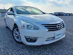 ティアナ XV ナビAVMパッケージ 禁煙車 アラウンドビューモニタ クルコン エマブレ 車線逸脱警報 後方車両検知警報 HIDヘッドランプ 純正ナビ フルセグ 革シート パワーシート シートヒーター エアシート オットマン スマートキー 中古車画像