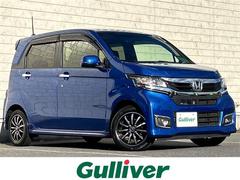 N-WGNカスタム G・Lパッケージ 純正メモリナビ VXM-164VFXi 地デジTV CD DVD BT ラジオ再生 ハーフレザーシート バックカメラ ETC オートライト LEDヘッドライト 純正14inアルミホイール 中古車画像