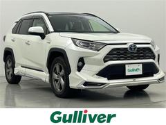 RAV4 ハイブリッドG ワンオーナー 禁煙車 モデリスタエアロフル 社外ナビ(CD・DVD・フルセグ・BT・SD・ApplCarPlay・USB)バックカメラ 前方ドライブレコーダー ビルトインETC 前席シートヒーター 中古車画像