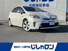 プリウス G 社外ナビ フルセグ ハーフレザー クルコン パワーシート 17インチアルミホイル ETC ドアバイザー 中古車画像