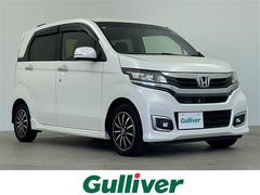 N-WGNカスタム G SSパッケージ 純正ナビ クルーズコントロール ステアリングリモコン ハーフレザーシート バックカメラ スマートキー プッシュスタートボタン ETC チップアップシート 純正フロアマット 純正アルミホイール 中古車画像