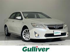 カムリ ハイブリッド Gパッケージ 禁煙車 純正ナビ DVD BLUETOOTH フルセグTV ドライブレコーダー ETC ステアリングリモコン パワーシート プッシュスタート スマートキー コーナーポール 純正フロアマット 純正アルミ 中古車画像