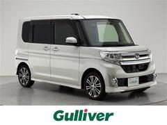 タント カスタムRS スマートセレクションSA 純正SDナビ 両側パワースライドドア スマートアシスト ドライブレコーダー ETC ecoIDLE LEDヘッドライト フォグライト スペアキーx1 純正マット・バイザー 純正15インチAW 中古車画像