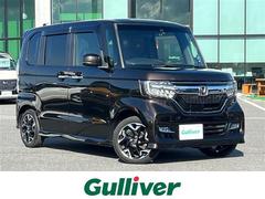 N-BOXカスタム G・Lターボホンダセンシング 純正8インチナビ(TV/BT/CD/DVD)/レーダークルーズコントロール/パドルシフト/バックカメラ/コーナーセンサー/衝突軽減/レーンキープ/両側パワスラ/ハーフレザー/後席サンシェード/ETC 中古車画像