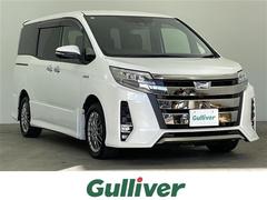 ノア ハイブリッドSi ダブルバイビーII 禁煙車 純正10型メモリナビ 両側パワースライドドア トヨタセーフティセンス クルーズコントロール ハーフレザーシート 前席シートヒーター バックカメラ Bluetooth フルセグTV ETC 中古車画像