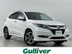 ヴェゼル ハイブリッドZ 純正ナビ 地デジワンセグ バックカメラ ドライブレコーダー ETC パドルシフト シートヒーター クルーズコントロール 電子パーキングシステム ブレーキホールド 衝突軽減ブレーキ 純正ドアバイザー 中古車画像