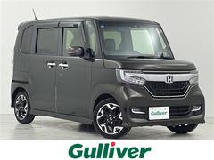 N-BOXカスタム G・Lターボホンダセンシング ホンダセンシング 社外メモリナビ フルセグTV バックカメラ 両側パワースライドドア LEDオートライト フォグランプ 合皮ハーフレザーシート シートヒーター 純正15インチアルミホイール ETC 中古車画像