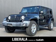 ジープ・ラングラーアンリミテッド スポーツ ワンオーナー/社外ナビ/フルセグ/ETC/クルーズコントロール/純正18インチAW/純正フロアマット/社外フェンダー/ハロゲンヘッドライト/取扱説明書/スペアキー 中古車画像