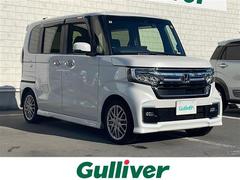 N-BOXカスタム Lターボ 純正ナビ 地デジTV 両側パワースライドドア 前後ドライブレコーダー ビルトインETC LEDヘッドライト バックカメラ CD DVD Bluetooth スマートキー 純正15インチAW ワンオナ 中古車画像