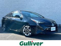 プリウス Sツーリングセレクション ALPINEナビ 横滑り防止装置 盗難防止装置 レザーシート シートヒーター ETC LEDヘッドライト オートライト オートマチックハイビーム ドライブレコーダー 純正アルミホイール 社外Fマット 中古車画像