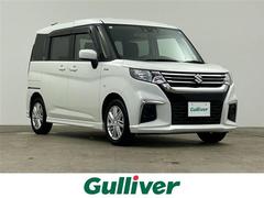 ソリオ ハイブリッドMX 禁煙車 社外ナビ フルセグTV Bluetooth パワースライドドア 衝突被害軽減ブレーキ シートヒーター オートライト 車線逸脱警報 純正アルミホイール ETC スマートキー スペアキー 中古車画像