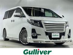 アルファード 2.5S Aパッケージ ROWENエアロ(F/S/R) ROWENマフラー 社外グリル 社外21インチアルミホイール 社外足回り 両側電動 社外11型ナビ 社外10.1型後席モニター 革調シートカバー ETC LED フォグ 中古車画像