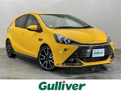 アクア G G’s Bluetooth ETC ワンセグTV CD AUX バックカメラ 前方ドラレコ スプリング ハーフレザーシート 禁煙車 シーケンシャルウィンカー LEDヘッドライト 純正アルミホイール 中古車画像