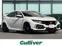 シビック タイプR 社外ディスプレイオーディオ Bluetooth バックカメラ ビルトインETC ドライブレコーダー レーダー探知機 クルーズコントロール ステアリングスイッチ LEDヘッドライト オートライト フォグ 中古車画像