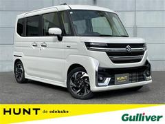 スペーシアカスタム ハイブリッドXS 前後ソナー 社外ナビ バックカメラ ETC ハーフレザーシート シートヒーター 両側パワースライドドア 電動パーキングブレーキ ステアリングヒーター LEDヘッドライト オートライト フォグライト 中古車画像