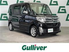 タント カスタムX SAII 7インチナビ ワンセグTV 衝突軽減ブレーキ レーンキープアシスト 横滑り防止 片側パワースライドドア ETC 純正アルミ LEDヘッドライト ドアバイザー プッシュスタート アイドリングストップ 中古車画像