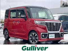 スペーシアカスタム ハイブリッドXS 4WD・純正ナビ・Bluetooth/フルセグ・全方位カメラ・衝突軽減ブレーキ・レーンキープアシスト・レーダークルーズコントロール・両側パワースライドドア・ドライブレコーダー 中古車画像