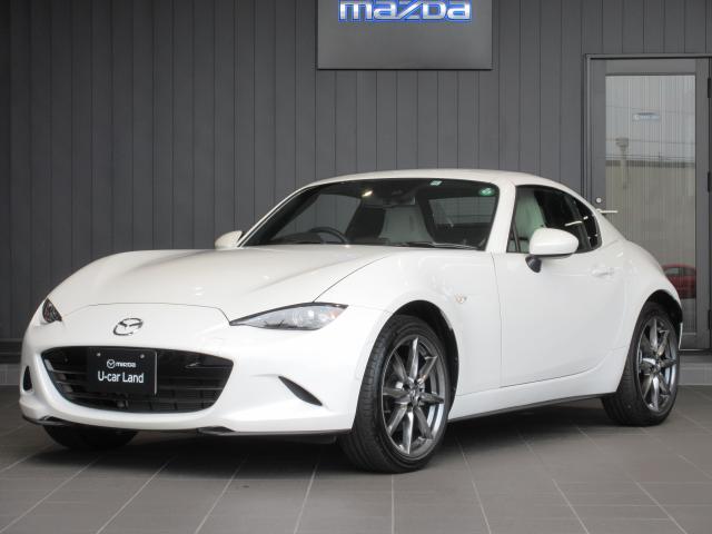 マツダ ロードスターｒｆｖｓ ホワイトセレクション 衝突被害軽減システム オートマチックハイビーム シートヒーター オートライト ｌｅｄヘッドランプ ｂｌｕｅｔｏｏｔｈ ワンオーナーの中古車 車体価格349 8万円 令和2 年式 走行427キロ 車体色スノーフレイク