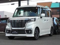 フレアワゴンカスタムスタイル ハイブリッドXS 衝突被害軽減システム シートヒーター 両側電動スライド バックカメラ オートライト LEDヘッドランプ ETC Bluetooth ワンオーナー 中古車画像