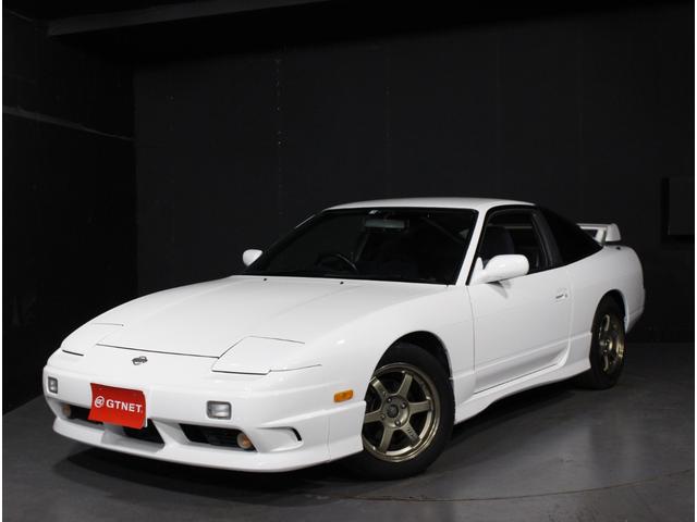 日産 １８０ＳＸ タイプＸ　後期型　ブリッツ車高調　ＨＫＳマフラー　レイズＴＥ３７１６インチアルミホイール　カロッツェリアメモリーナビ　ＥＴＣ　Ｄ席ブリッドセミバケットシート　ｍｏｍｏステアリング