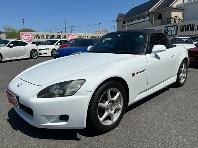 Ｓ２０００(ホンダ) ベースグレード　Ｍｏｄｕｌｏサス＆ショック・マフラー　ガラス幌　赤革シート　オプションＢＢＳアルミ 中古車画像