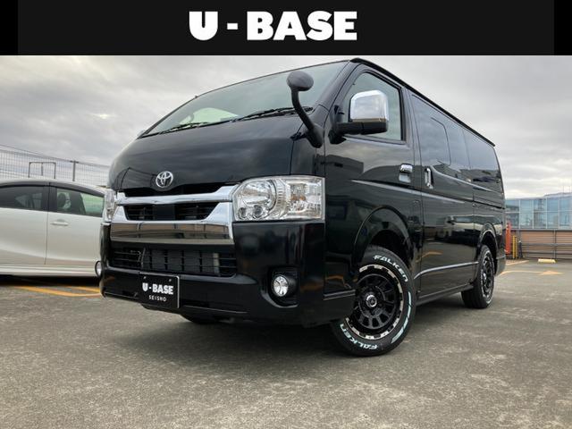 Ｕ－ＢＡＳＥ　ＯＮＥ　Ｕ－ＢＡＳＥ　ＯＮＥ　１００ＫＭ以下車中泊　ＦＦヒーター　サブバッテリー　１３Ｌ水道タンク　ＲＥＶＯシート　フリップダウンディスプレイ　アルパインフローティングナビ　断熱仕様　断熱フィルム　ＴＶ　ＣＤ(1枚目)