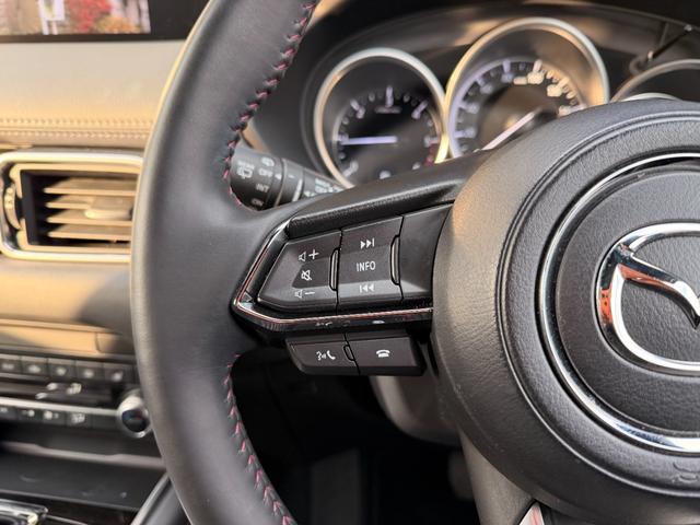 ＣＸ－８ ＸＤ　ブラックトーンエディション　１オーナー　禁煙車　７人乗り　ＨＵＤ　ステアリングヒーター　全周囲カメラ　全席シートヒーター　電動フロントシート　運転席側シートメモリー　パワーテールゲート　３列目電源ポート　純正１９ＡＷ　ＡＣＣ（10枚目）