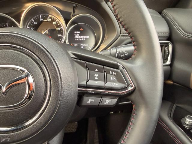 ＣＸ－８ ＸＤ　ブラックトーンエディション　１オーナー　禁煙車　７人乗り　ＨＵＤ　ステアリングヒーター　全周囲カメラ　全席シートヒーター　電動フロントシート　運転席側シートメモリー　パワーテールゲート　３列目電源ポート　純正１９ＡＷ　ＡＣＣ（11枚目）