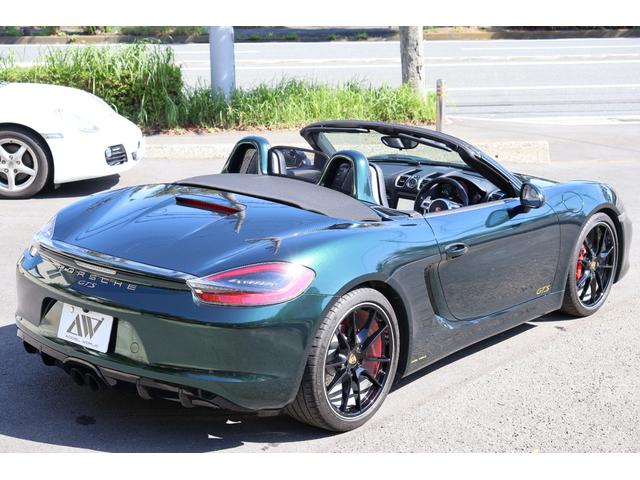 ボクスター ボクスターＧＴＳ　弊社下取　２０２３年５月弊社施工緑ラッピング　元色白　ヒーター　パドル　ＰＡＳＭ　バックカメラ（9枚目）