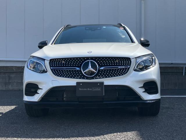 ＧＬＣ ＧＬＣ４３　４マチック　４ＷＤ　認定中古車　パノラミックルーフ　オートハイビーム　レーンキープ　ディストロニック　Ｂカメラ　キーレスゴー　フルセグＴＶ　ＬＥＤライト　禁煙　ＰＴＳ　アイドリングＳＴＯＰ　スマートキー　ナビＴＶ　パワーシート　本革（2枚目）