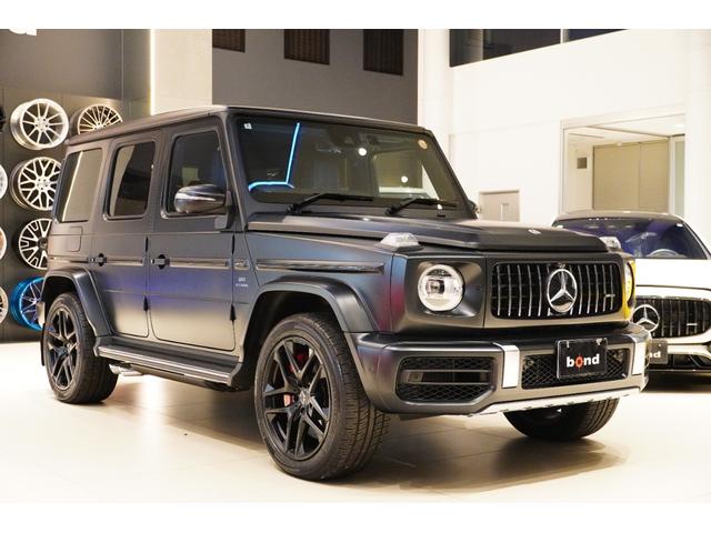 Gクラス G63 電動サイドステップ Gmanufakturプログラムプラス/インテリアプラスPKG マットブラック21インチAMG5ツインスポークAW Gmanufakturボディーカラー(マグノナイトブラック)(3枚目)