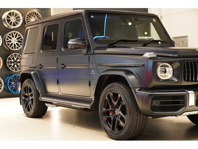 Gクラス G63 電動サイドステップ Gmanufakturプログラムプラス/インテリアプラスPKG マットブラック21インチAMG5ツインスポークAW Gmanufakturボディーカラー(マグノナイトブラック)(5枚目)