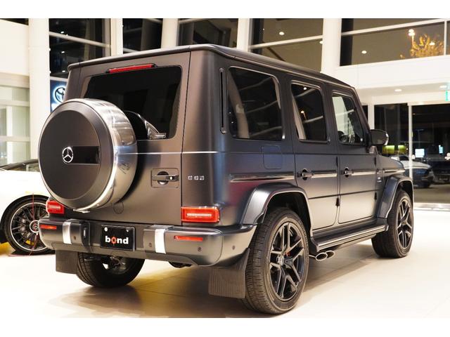 Gクラス G63 電動サイドステップ Gmanufakturプログラムプラス/インテリアプラスPKG マットブラック21インチAMG5ツインスポークAW Gmanufakturボディーカラー(マグノナイトブラック)(11枚目)