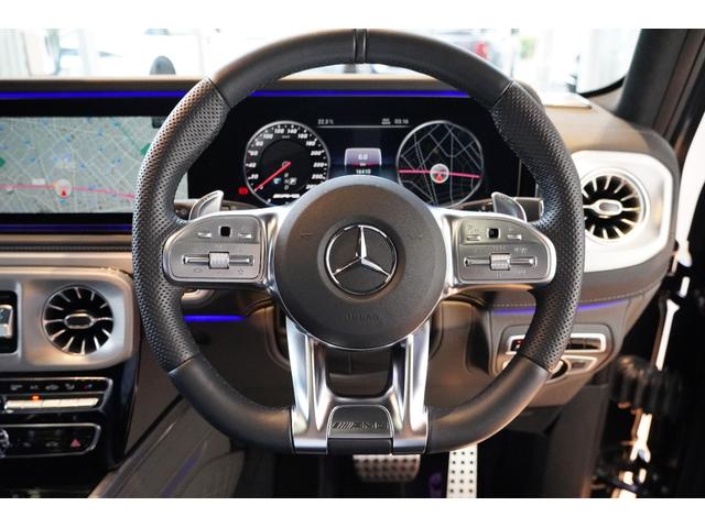 Gクラス G63 電動サイドステップ Gmanufakturプログラムプラス/インテリアプラスPKG マットブラック21インチAMG5ツインスポークAW Gmanufakturボディーカラー(マグノナイトブラック)(14枚目)