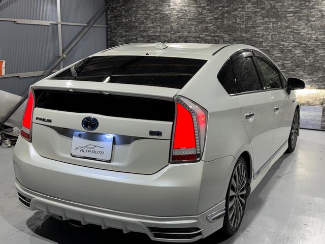 プリウス Gツーリングセレクション 全国1年保証/後期型/モデリスタエアロ/レアマイスター18インチアルミ/LEDヘッドライト/黒革調カバー/パワーシート/8インチHDDナビ/Bluetooth/フルセグ/バックカメラ/クルコン/ETC(20枚目)