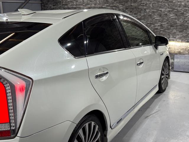 プリウス Gツーリングセレクション 全国1年保証/後期型/モデリスタエアロ/レアマイスター18インチアルミ/LEDヘッドライト/黒革調カバー/パワーシート/8インチHDDナビ/Bluetooth/フルセグ/バックカメラ/クルコン/ETC(22枚目)